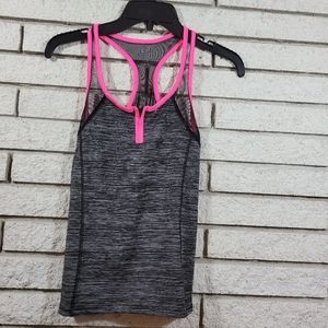 Body instinct sports tank with mesh back &shoulde